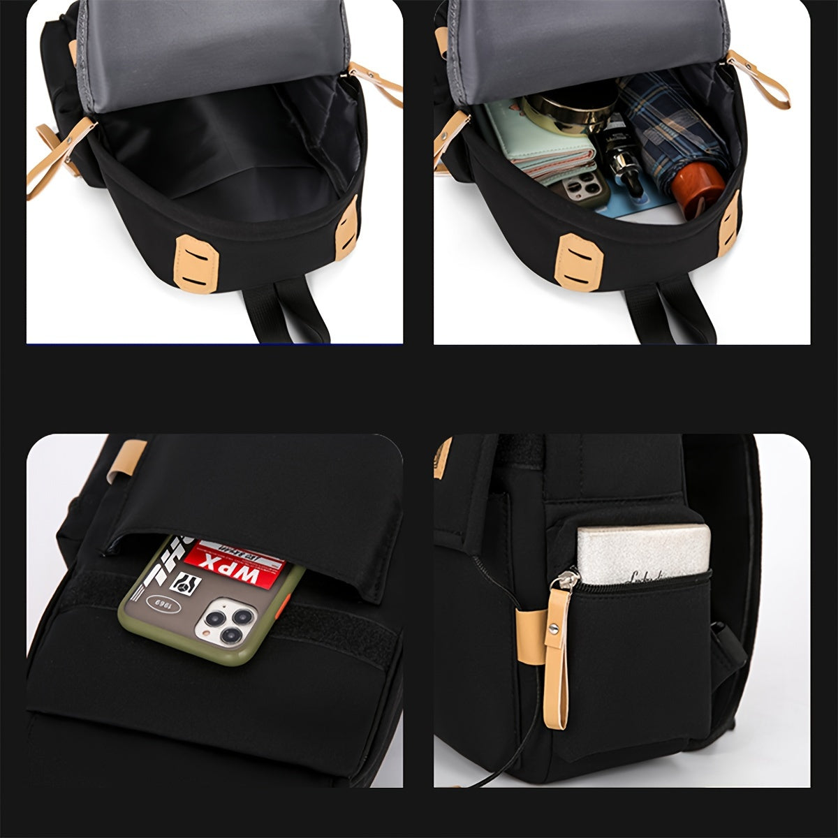1pc Men's Shoulder Bag, Computer Sports Leisure College Nylon Sling Bag